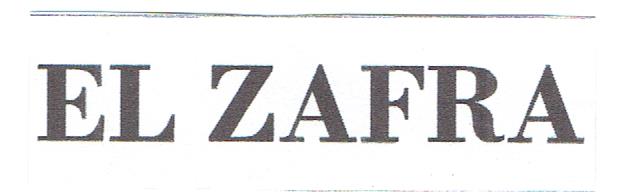 Trademark EL ZAFRA