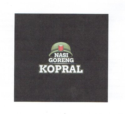 Trademark NASI GORENG KOPRAL + LOGO