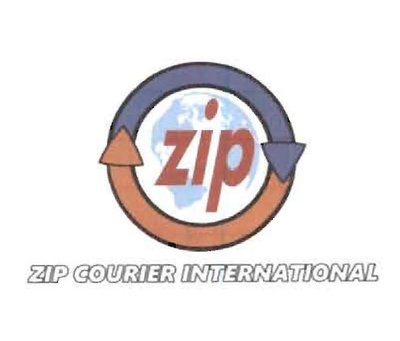 Trademark ZIP COURIER INTERNATIONAL + logo