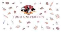 Trademark FOOD UNIVERSITY + LUKISAN