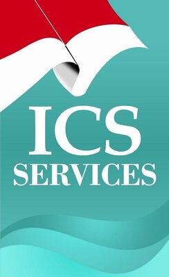 Trademark ICS SERVICES + LUKISAN