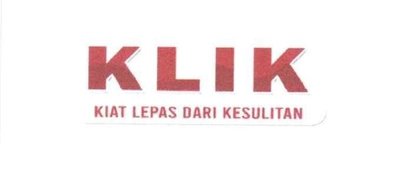 Trademark KLIK (Kilat Lepas Dari Kesulitan)