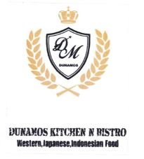 Trademark DM DUNAMOS KITCHEN N BISTRO WESTERN, JAPANESE, INDONESIAN FOOD + LOGO