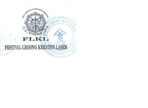 Trademark FLKL ( Festival Legong Keraton Lasem + Logo