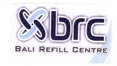 Trademark BRC BALI REFILL CENTRE + LOGO