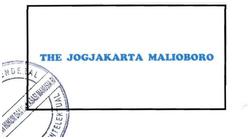 Trademark THE JOGJAKARTA MALIOBORO