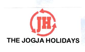 Trademark THE JOGJA HOLIDAYS + logo JH