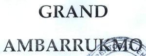 Trademark GRAND AMBARRUKMO