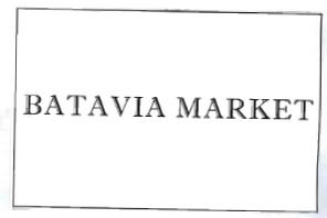 Trademark BATAVIA MARKET