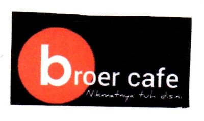 Trademark BROER CAFE