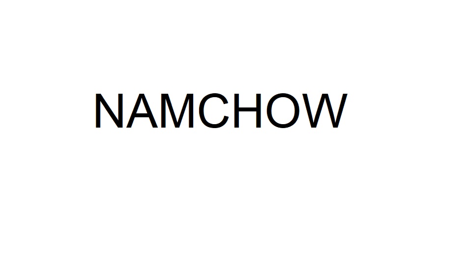 Trademark NAMCHOW