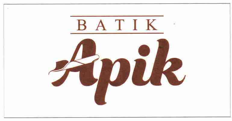 Trademark BATIK APIK