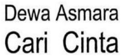 Trademark Dewa Asmara Cari Cinta