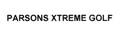 Trademark PARSONS XTREME GOLF