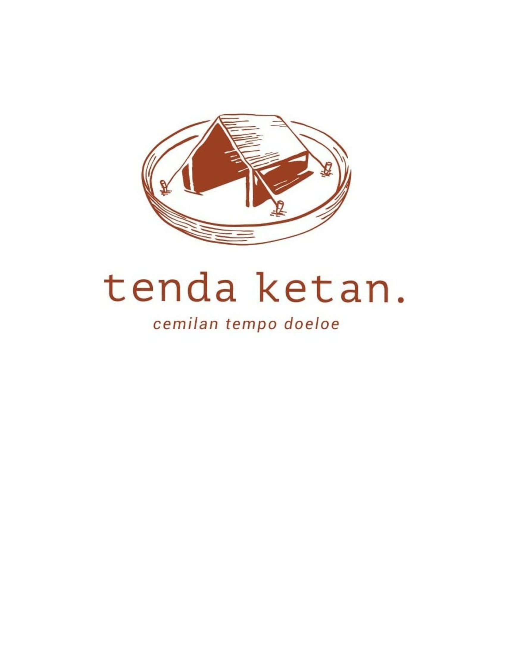 Trademark tenda ketan. cemilan tempo doeloe & Logo