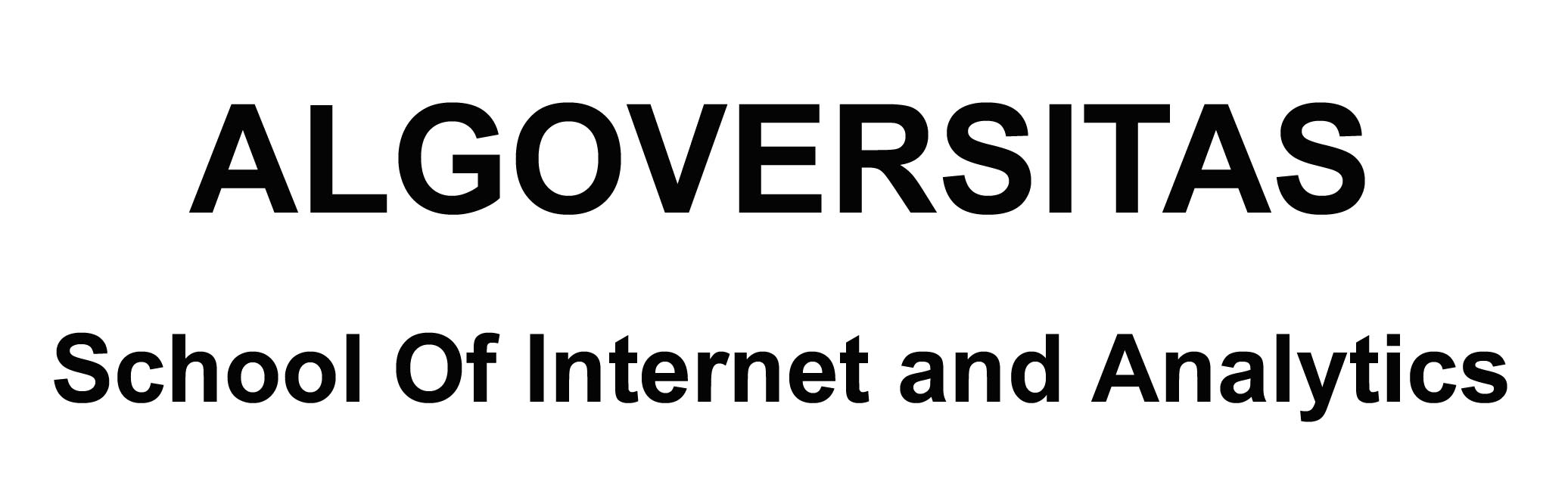 Trademark ALGOVERSITAS SCHOOL OF INTERNET AND ANALYTICS