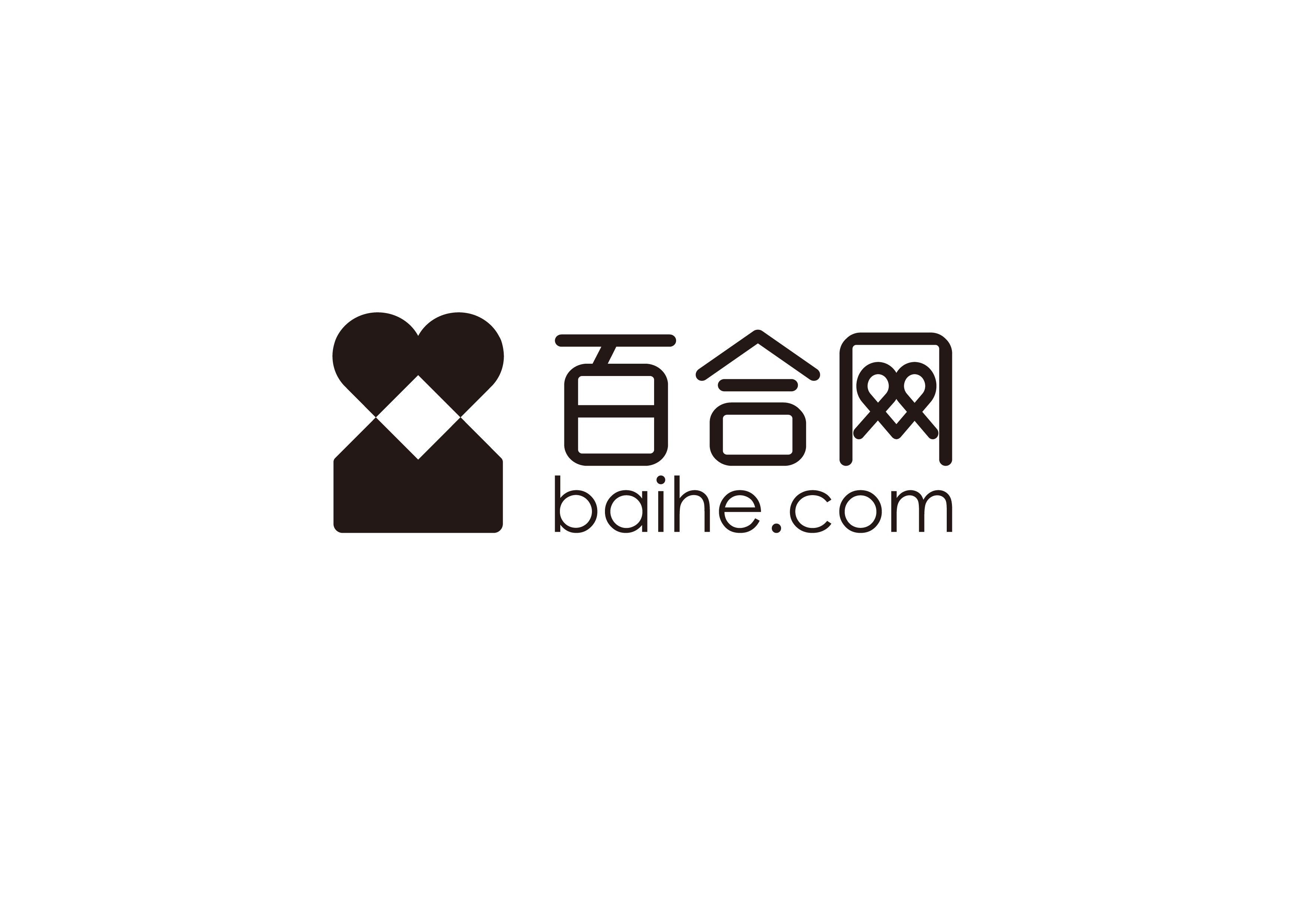 Trademark BAIHE.COM DAN HURUF KANJI