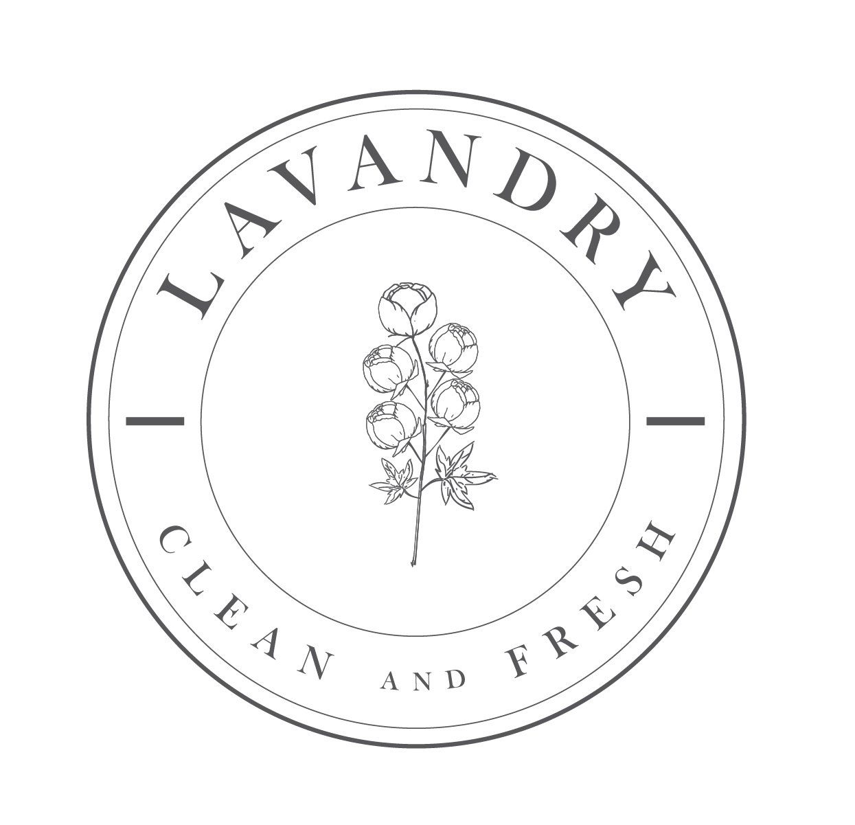 Trademark LAVANDRY CLEAN AND FRESH + LUKISAN