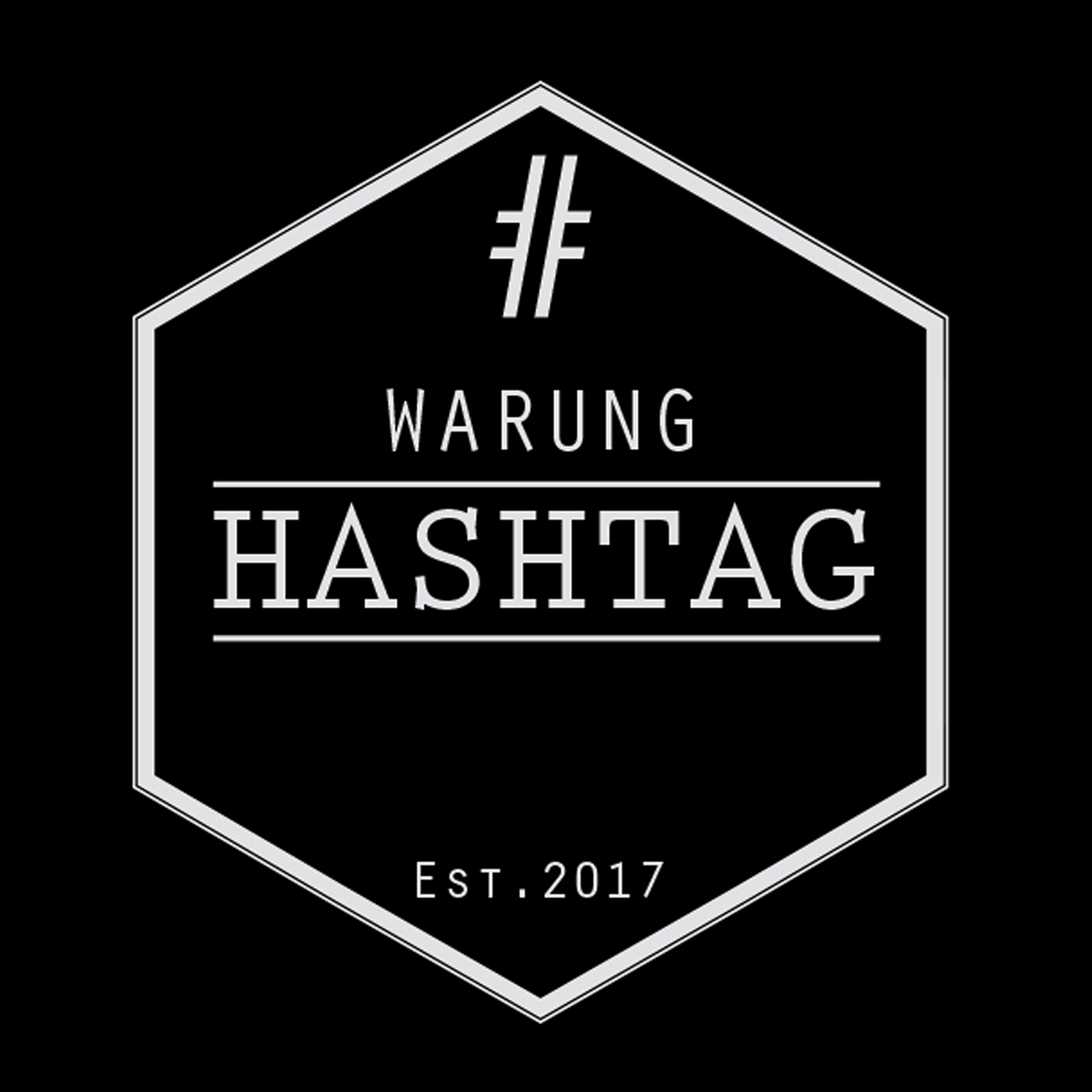 Trademark WARUNG HASHTAG + logoEST 2017