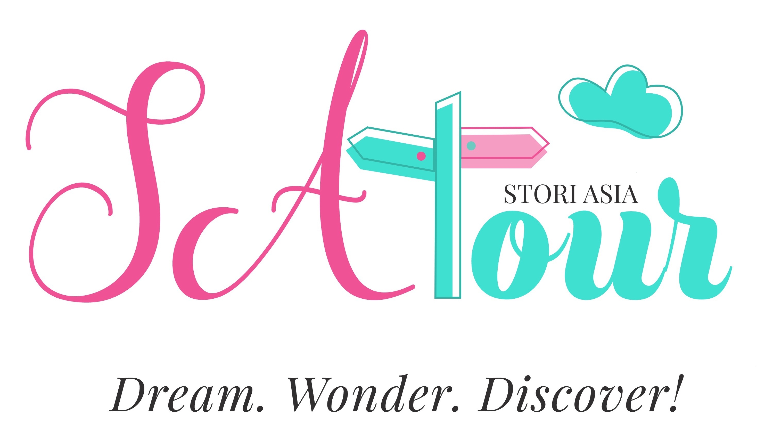 Trademark STORI ASIA + GAMBAR + SLOGAN DREAM. WONDER. DISCOVER!