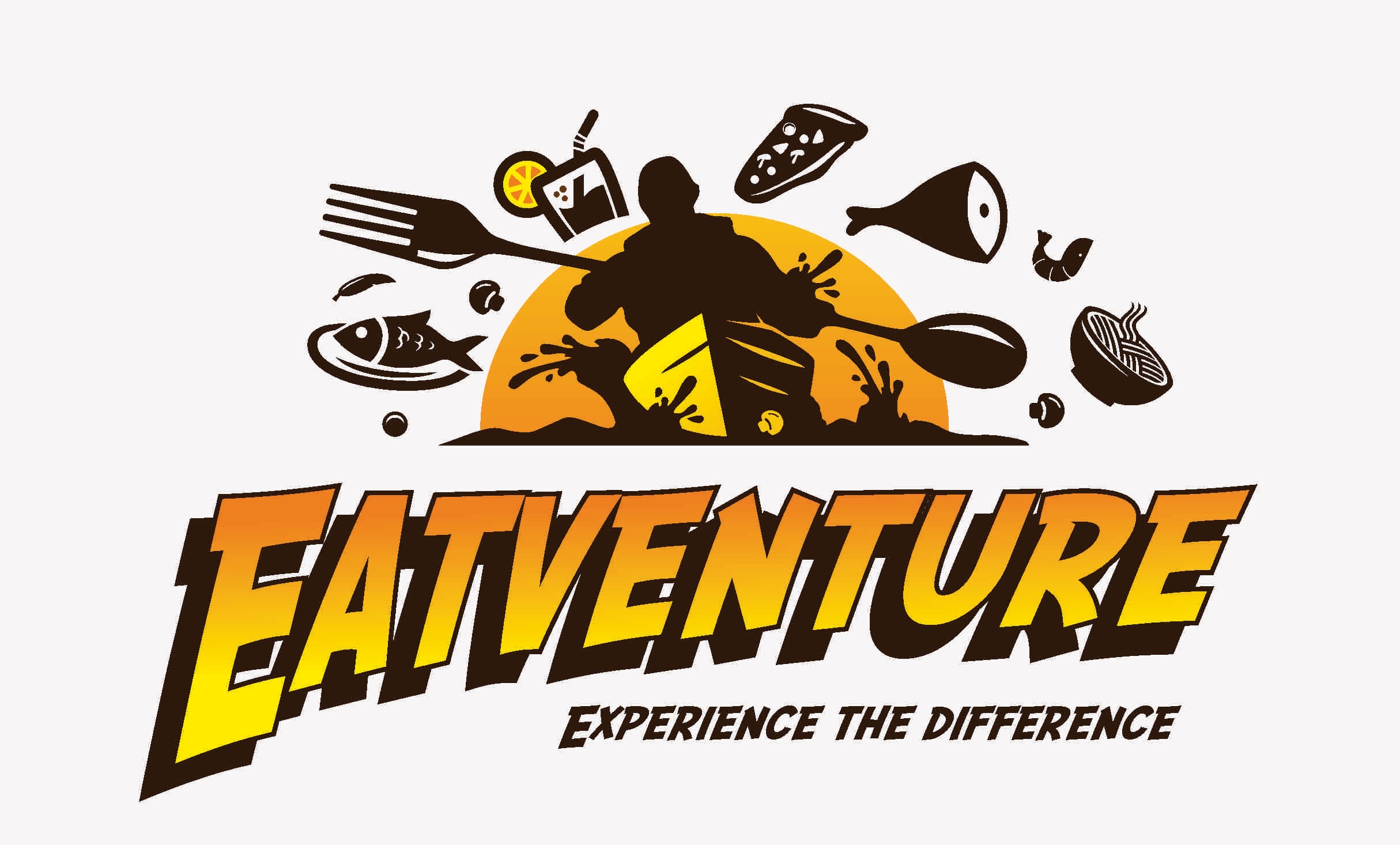 Trademark EATVENTURE Experience The Difference + Lukisan/Logo