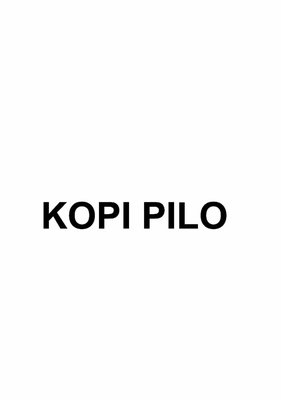 Trademark KOPI PILO