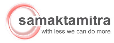 Trademark samaktamitra with less we can do more + Lukisan/Logo