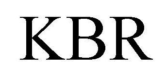 Trademark KBR