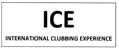 Trademark ICE INTERNATIONAL CLUBBING EXPERIENCE & Logo