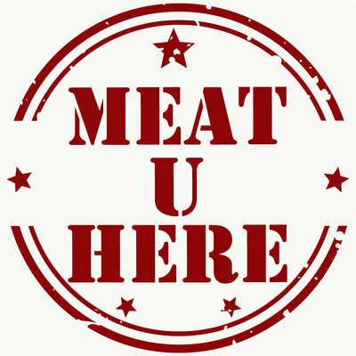 Trademark MEAT U HERE + LUKISAN