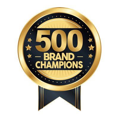 Trademark 500 BRAND CHAMPIONS + LOGO