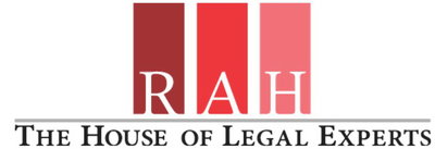 Trademark RAH THE HOUSE OF LEGAL EXPERTS