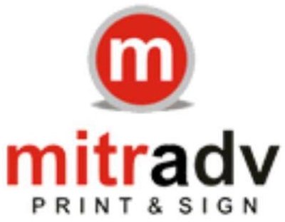 Trademark MITRADV PRINT & SIGN + LOGO