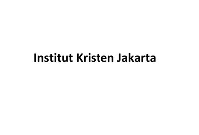 Trademark Institut Kristen Jakarta