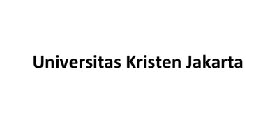 Trademark Universitas Kristen Jakarta