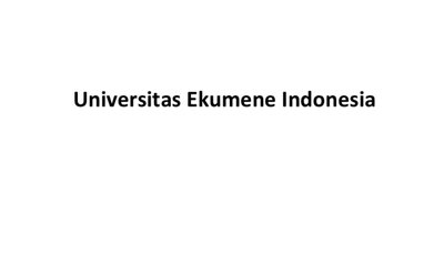 Trademark Universitas Ekumene Indonesia