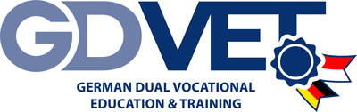 Trademark GDVET merupakan singkatan dari German Dual Vocational Education & Training+Logo