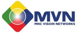 Trademark MVN MNC VISION NETWORKS + LOGO