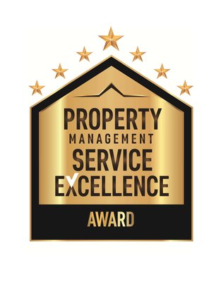 Trademark PROPERTY MANAGEMENT SERVICE EXCELLENCE AWARD + Logo