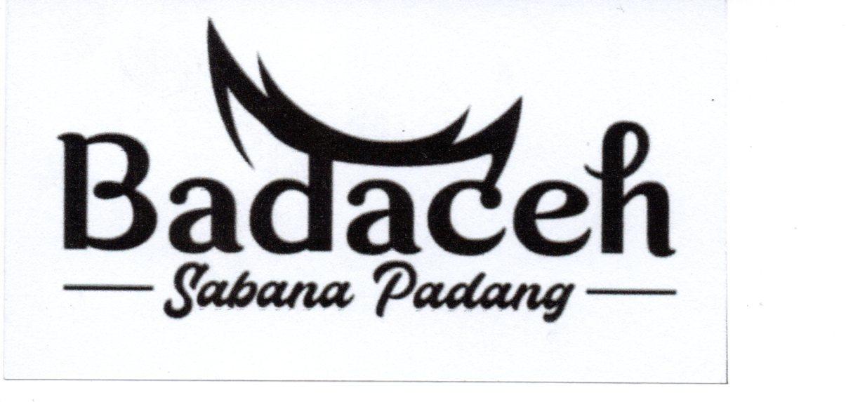 Trademark Badaceh Sabana Padang + Logo