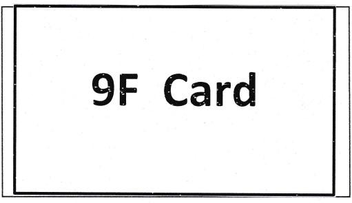 Trademark 9F Card