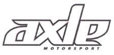 Trademark axle MOTORSPORT + Logo