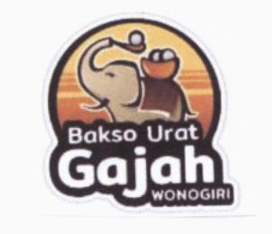 Trademark BAKSO URAT GAJAH WONOGIRI + LUKISAN