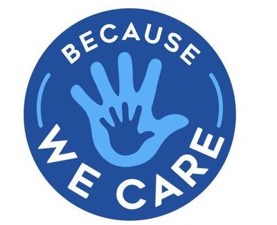 Trademark BECAUSE WE CARE + Logo