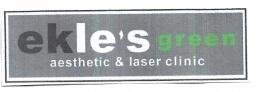 Trademark ekles's green aesthetic & laser clinic