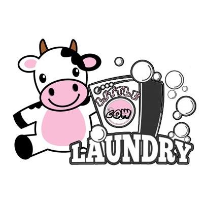 Trademark LITTLE COW LAUNDRY + LUKISAN