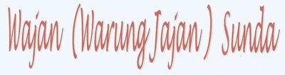 Trademark WAJAN (WARUNG JAJAN) SUNDA + LOGO