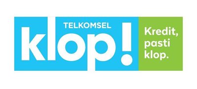 Trademark TELKOMSEL klop! Kredit, pasti klop.