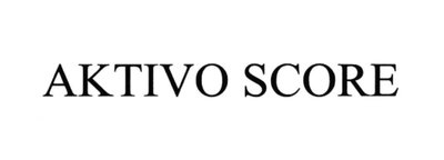 Trademark AKTIVO SCORE