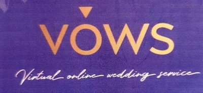 Trademark vows (virtual online wedding service)